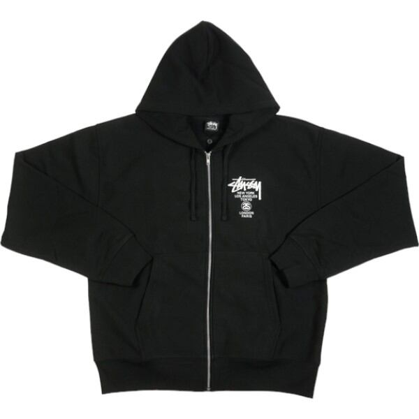 Size【L】 STUSSY ステューシー 24SS WORLD TOUR ZIP HOODIE Size【L】 STUSSY ステューシー 24SS WORLD TOUR ZIP HOODIE