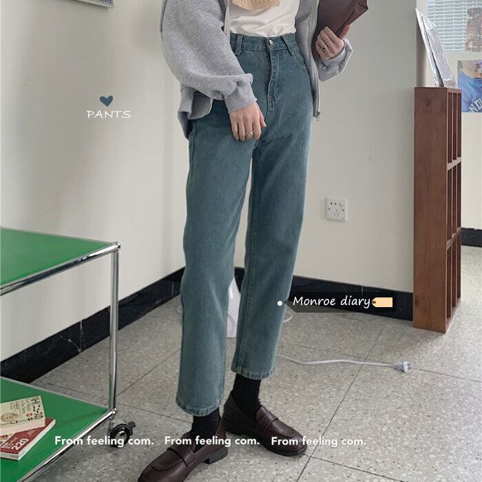 ルーズスリムオータムウィンター ハイウェスト 秋物 冬物 モンロー84307564877