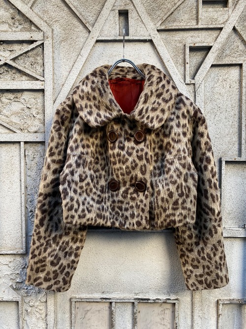 "LEOPARD" fake fur jacket