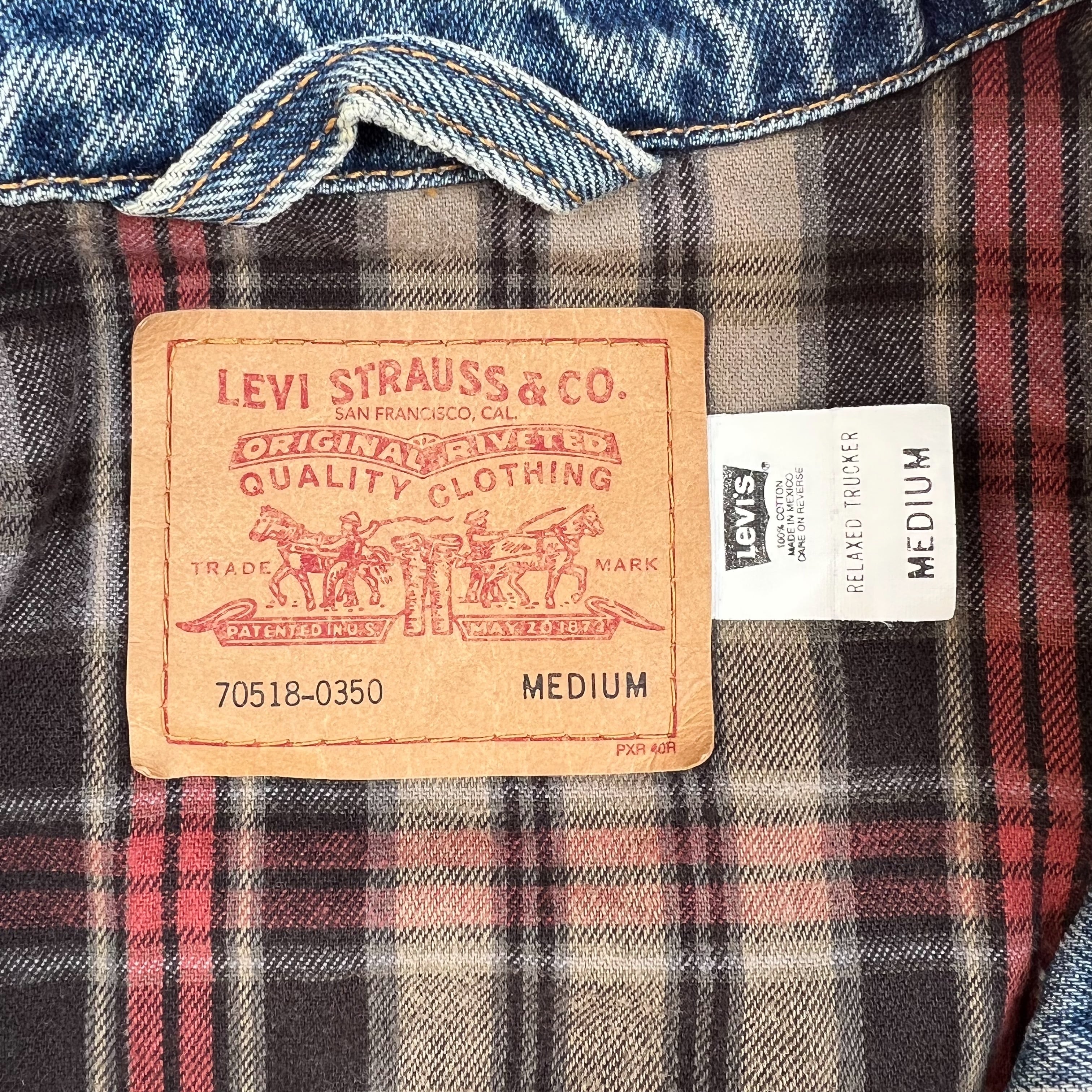 used】リーバイス 裏地チェック デニムジャケット Levi's | FBT used】リーバイス 裏地チェック デニムジャケット Levi's | FBT