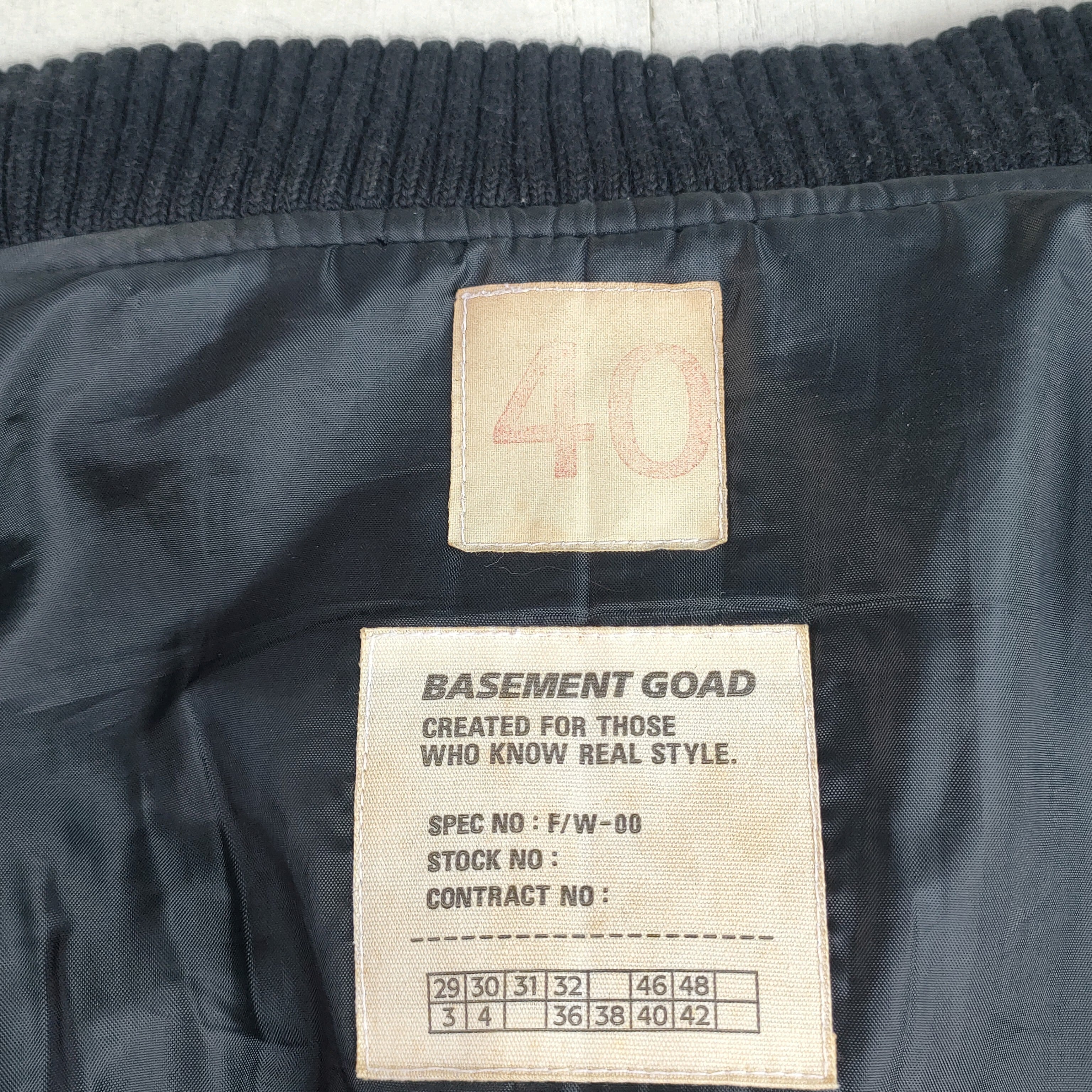 00s/2000AW】BASEMENT GOAD/Y2K/古着/ビッグシルエット/オーバー