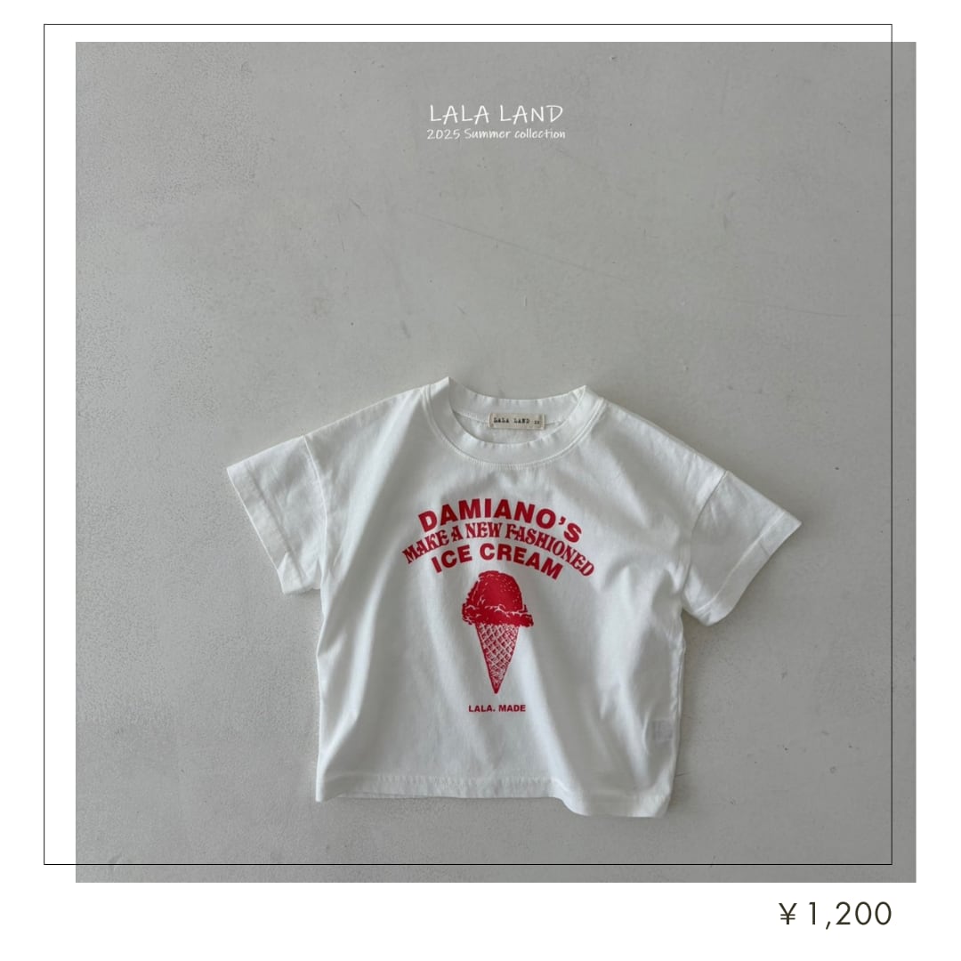 即納］アイスクリームTシャツ kids 80・90・100・110・120 | POPPO