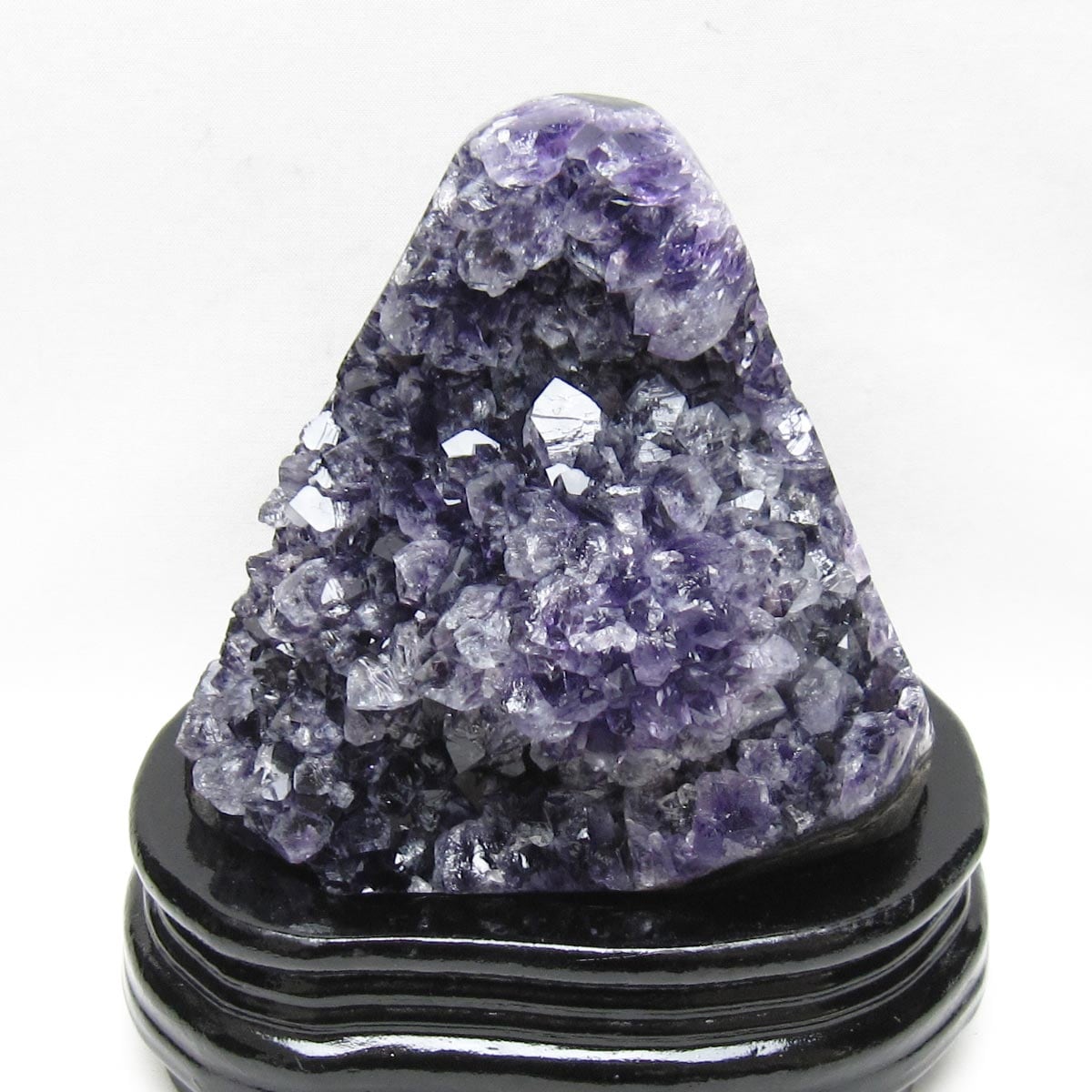 1.3Kg アメジスト クラスター ウルグアイ産 アメジスト 原石 amethyst 台座付属 一点物 182-8821