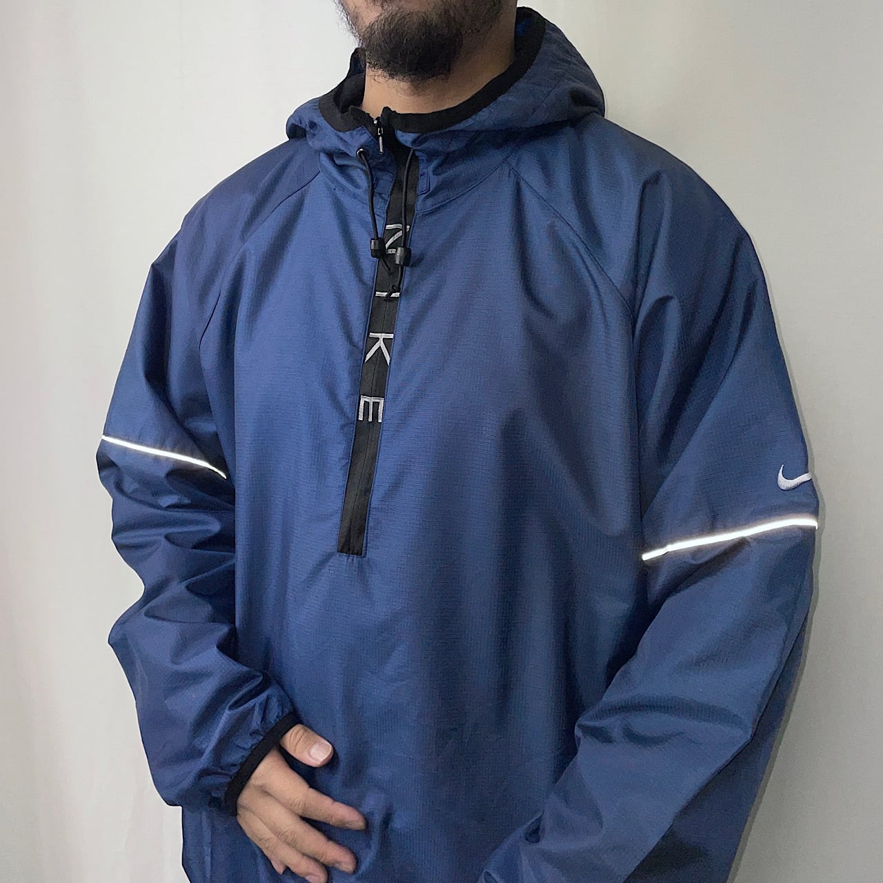 90～00年代 NIKE ナイキ ハーフジップ アノラックパーカー メンズ2XL