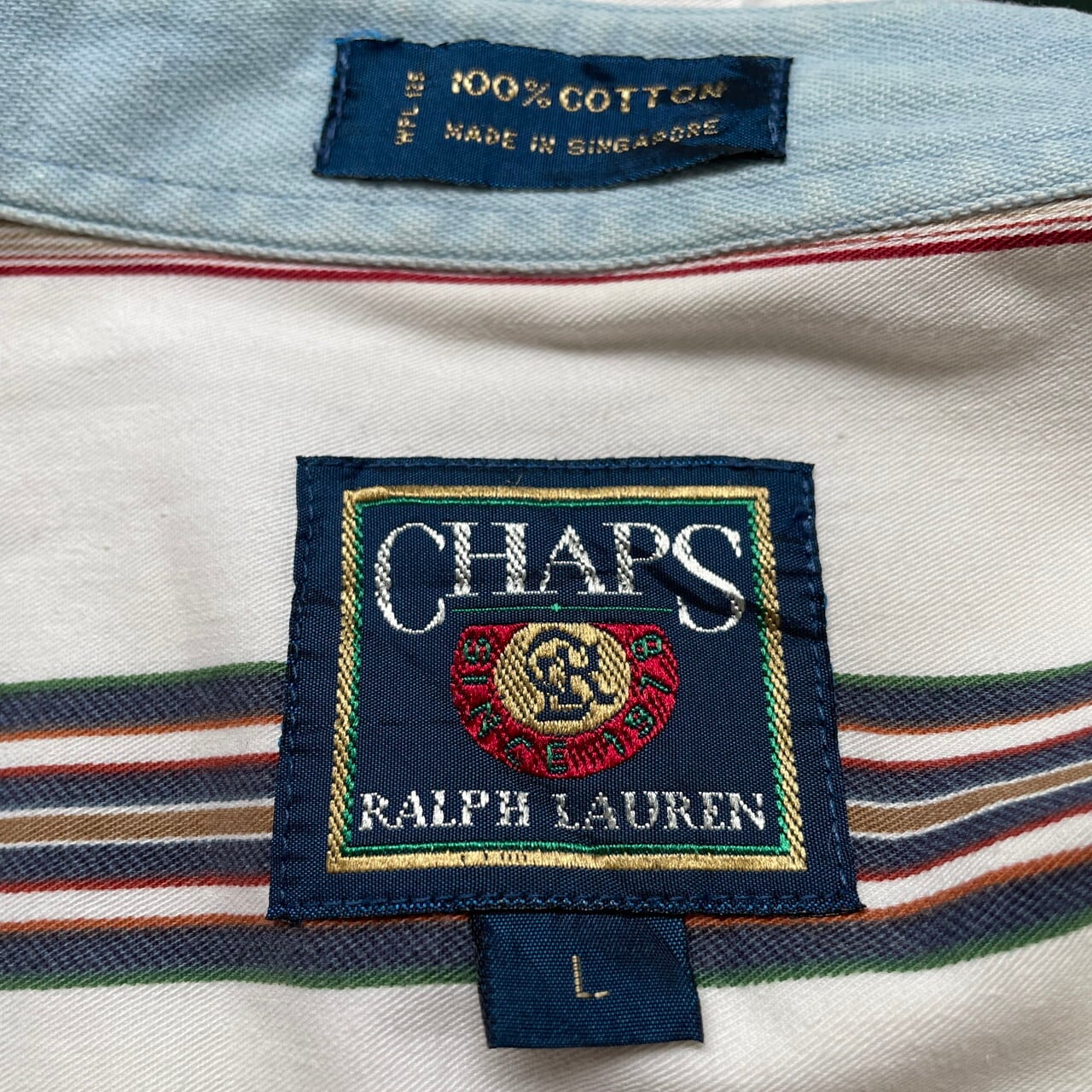 90年代 CHAPS Ralph Lauren チャップス ラルフローレン 長袖