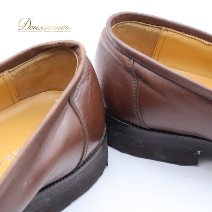 高級感◎ 美品 BURBERRY タッセルローファー 茶 27cm メンズファッション 24 1/2 BURBERRY バーバリー タッセルローファー