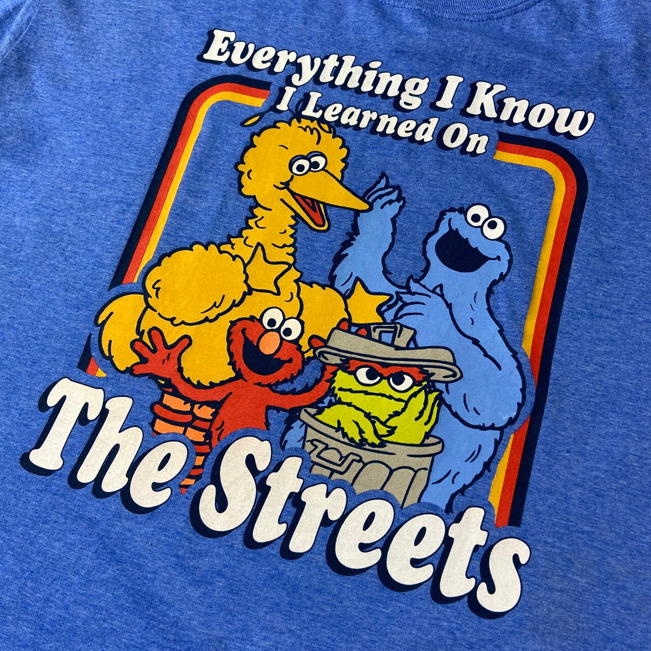 SESAME STREET セサミストリート キャラクタープリントTシャツ メンズ 
