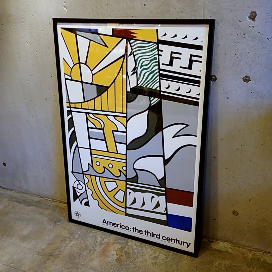 Roy Lichtenstein/ロイ・リキテンスタイン "Bicentennial Print" ポスター 1975年制作 シルクスクリーン