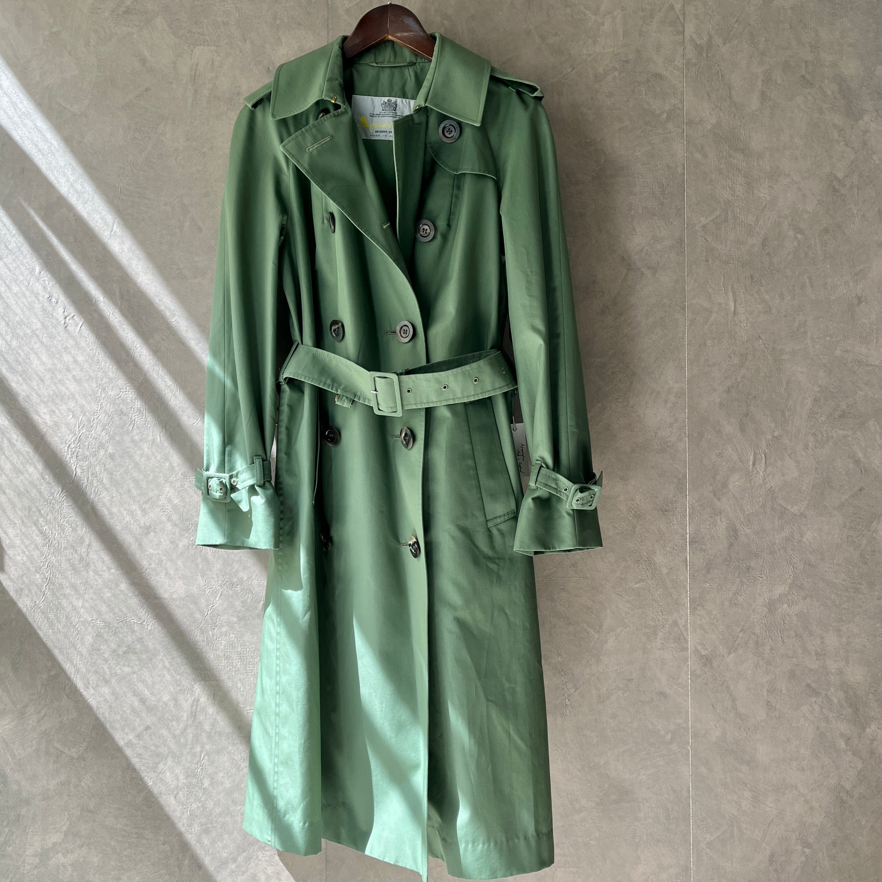 aquascutum 70s vintage trench coat アクアスキュータム レディース ...