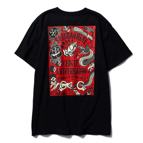 【SOFTMACHINE】ソフトマシーンANIVERSARIO-T (BLACK)  アニベルサリオ Tシャツ