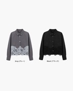レースドッキングシャツ［90006］　