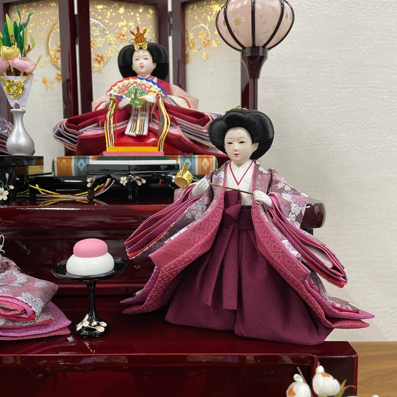 雛人形＜収納飾り＞紫音｜ひな人形 | 【公式】人形のはなふさ