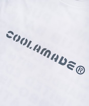 COOLAメッセージプリントルーズロングスリーブTシャツ (WHITE) CQ-47010