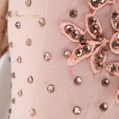 社交ダンス 衣装 ラテン ドレス ワンピース ラテンドレス ピンクベージュ レース デモ 競技 発表会 パーティ ピンク系 ベージュ系 伸縮性 おしゃれ 女性用 ファッション エレガント ステージ衣装 レース 競技用 発表会用 パーティー用 ドレスアップ