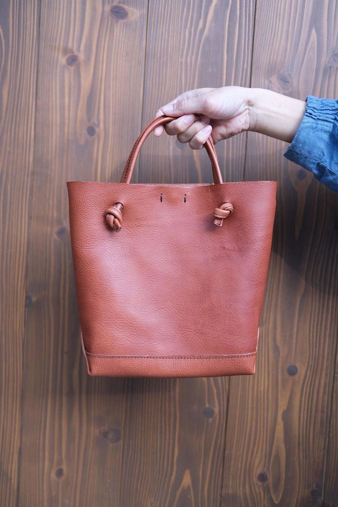 《即納》tamamusubi hand bag【marron】