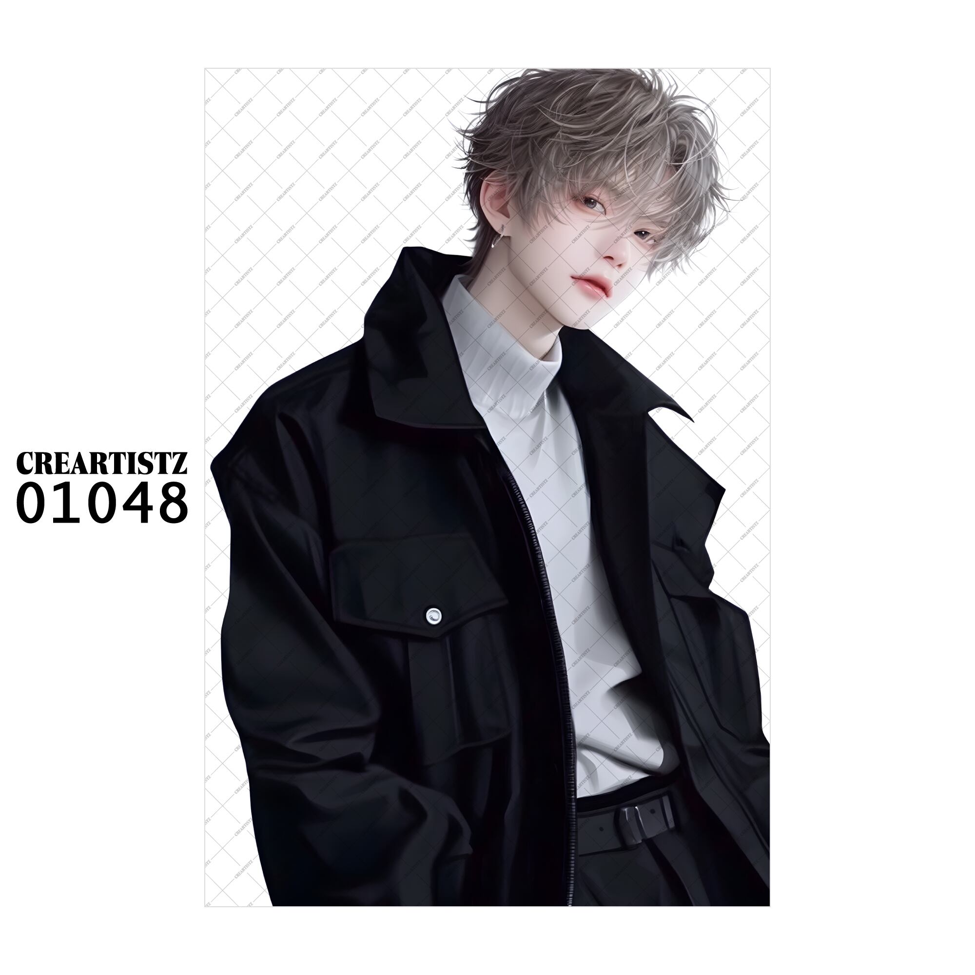 01048 ボーイ クール オリジナル ペーパー/ステッカー 4枚セット CREARTISTZ