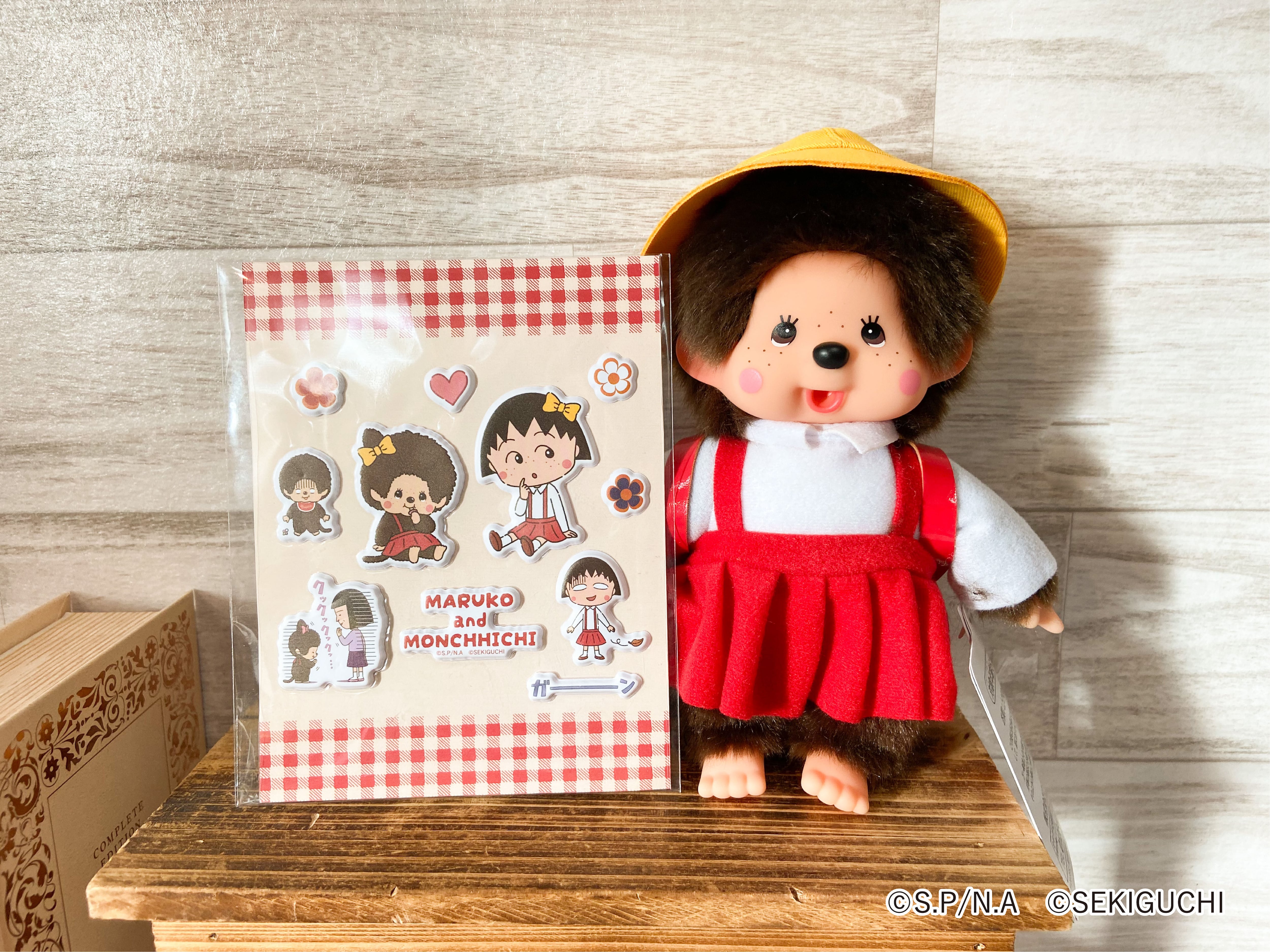 ちびまる子ちゃん×モンチッチコラボ プクプクシール | burly