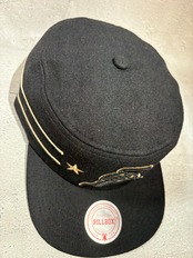 Mitchell＆Ness/ミッチェルアンドネス NBA ロサンゼルス・レイカーズ Retro Roots  ピルボックス キャップ ブラック
