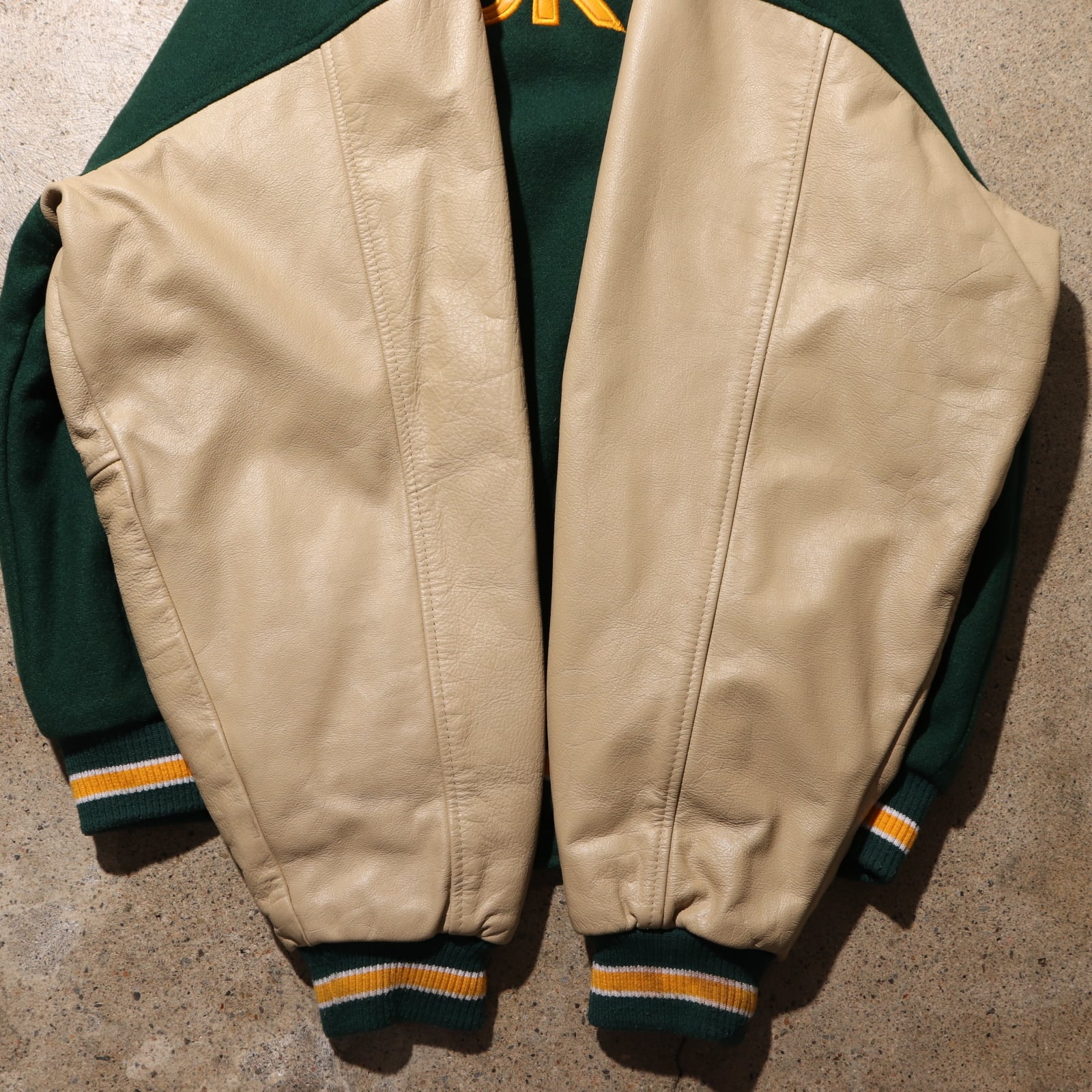 XL NIKE Green Bay Packers 90s 本革 カウレザースタジャン ナイキ 