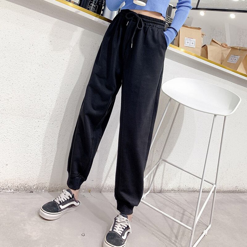 2020年の新しい秋プラスサイズの女性のルーズなウエスタンスタイルのカジュアルパンツは、広いヒップと太い太ももに適しています ミックスインファッション885153324