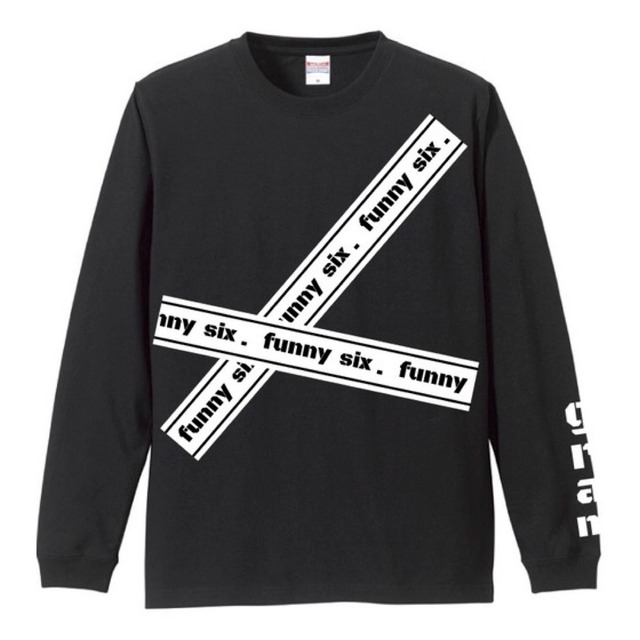 tape design long t-shirt