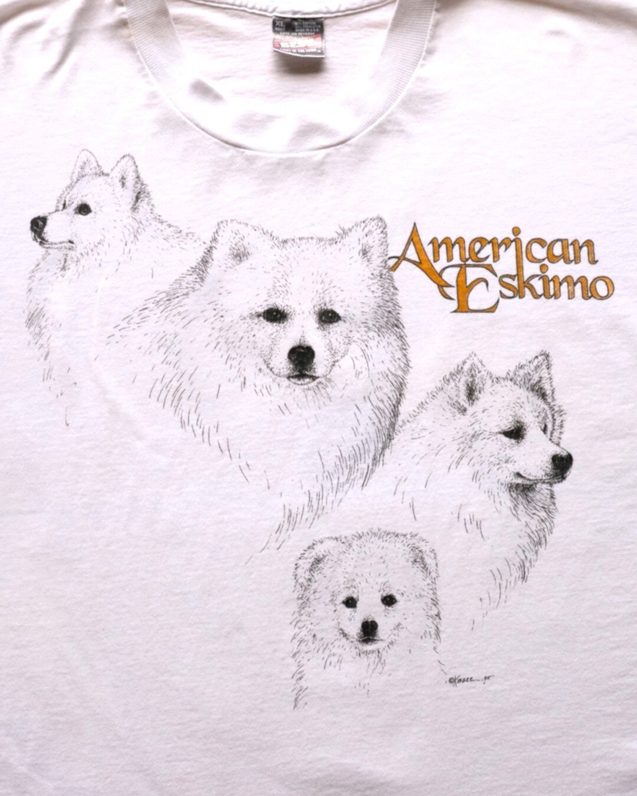 【古着】アメリカンエスキモー イラストタッチT - 2