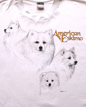【古着】アメリカンエスキモー イラストタッチT