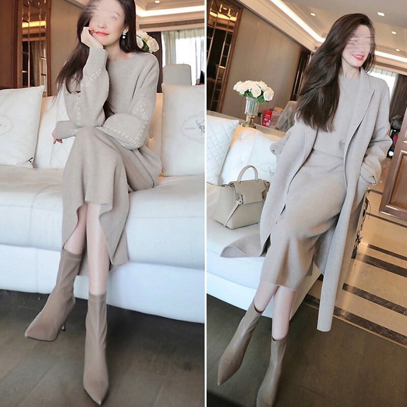 ✨美品✨アンパスィ 2023年モデル セーター パンツ 上下セット