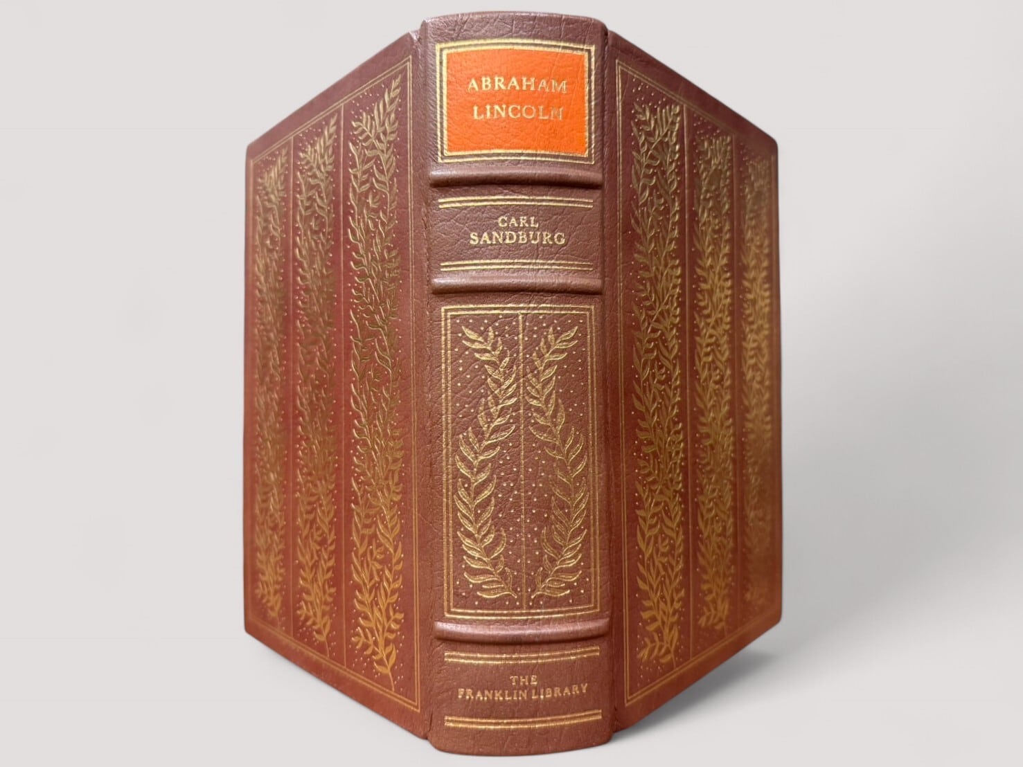 【SFL021】【THE FRANKLIN LIBRARY】【LIMITED EDITION】Abraham Lincoln: The Prairie Years & The War Years, Illustrated with photographs and engravings of the period (1981) /Carl Sandburg