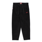 CORDUROY TEXTILE  Pants -Black