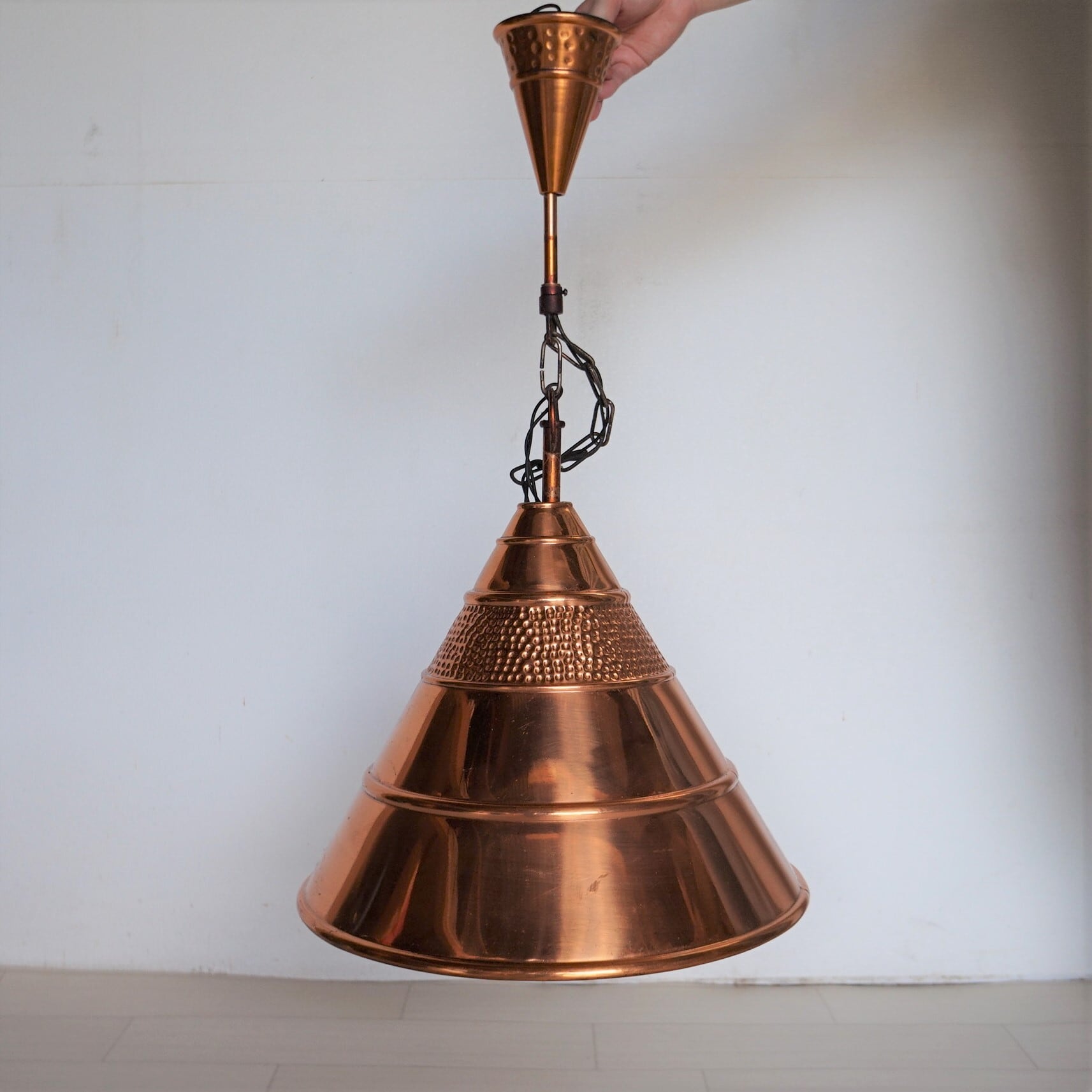 喫茶リプトン 銅のランプシェード | 純喫茶家具の村田商會