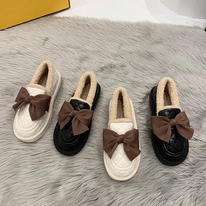 レッドレディースベルベットウィンターカジュアルシングル 靴 シューズ コットン 冬物 部族の婦人靴9295900932