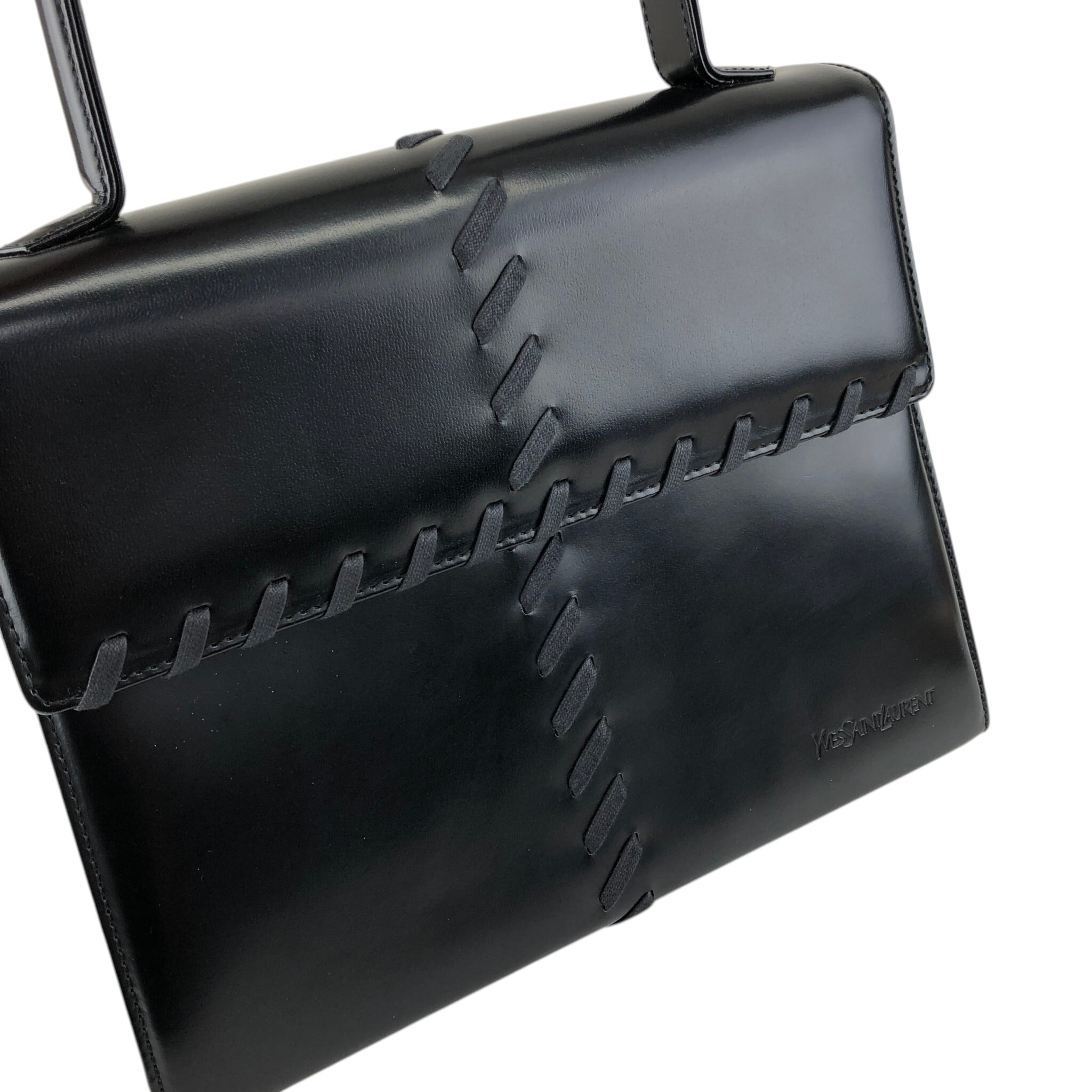 Yves Saint Laurent イヴ・サンローラン ハンドバッグ ブラック