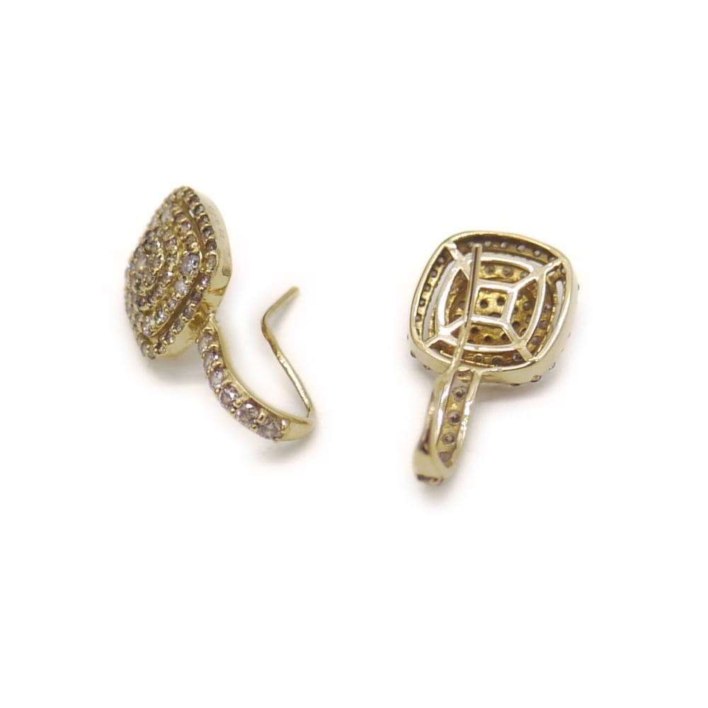 K18 ダイヤモンド ピアス 18金 フックピアス Y05252 | 大和屋質店 前橋