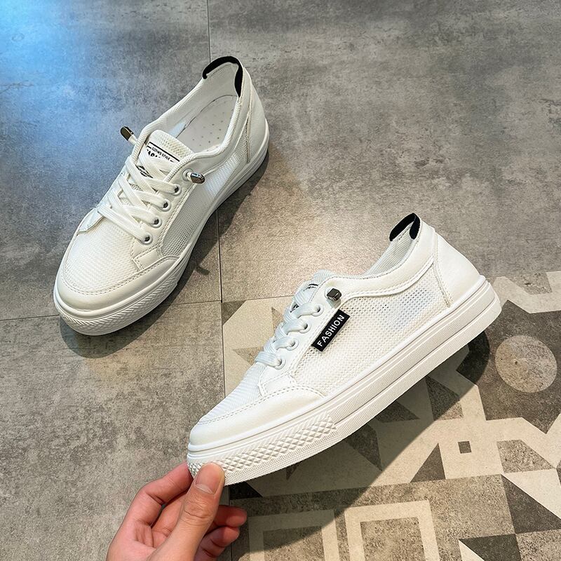 サマーメッシュカジュアルホワイト 靴 シューズ ストリート 夏物 部族の婦人靴1125314557