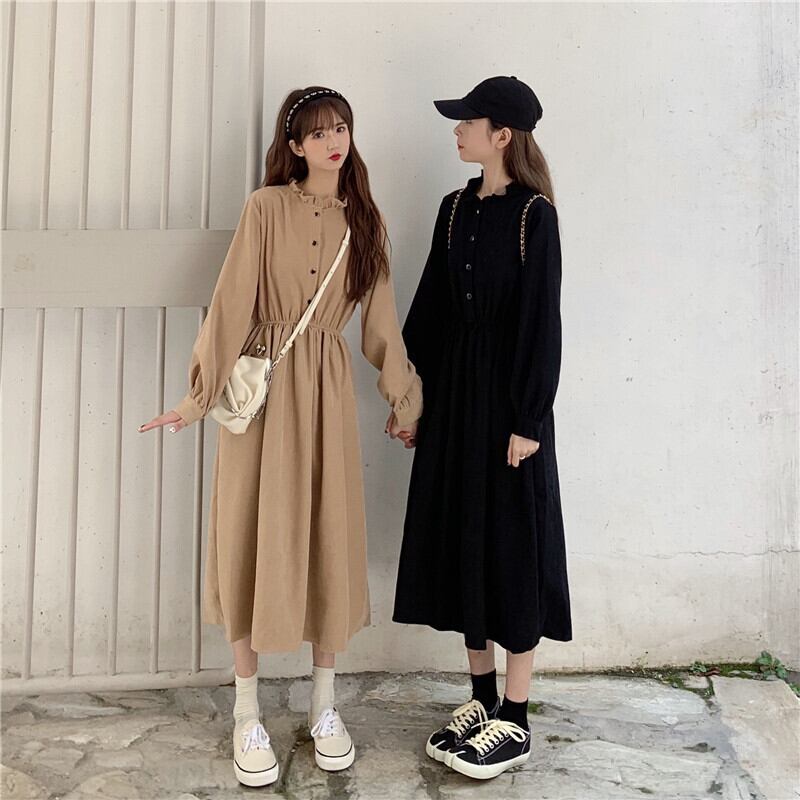 スタンドフリルカラーワンピース 723 Ru Mint