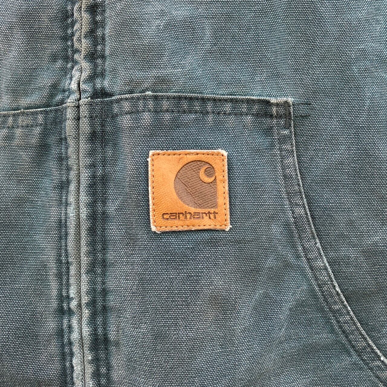 USA製 Carhartt カーハート アクティブジャケット ダック地 フルジップ