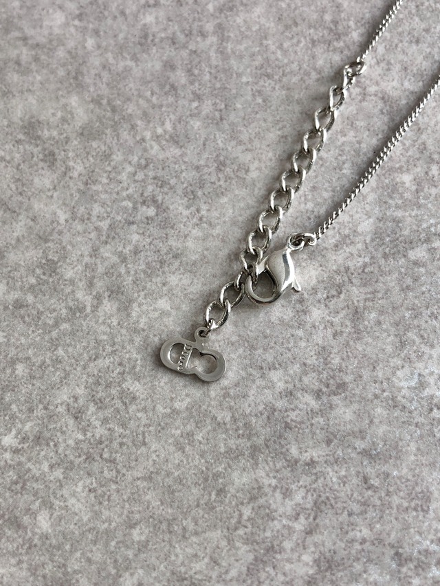 Christian Dior クリスチャン ディオール ネックレス シルバー DIOR 南京錠 vintage ヴィンテージ オールド s5xvzn