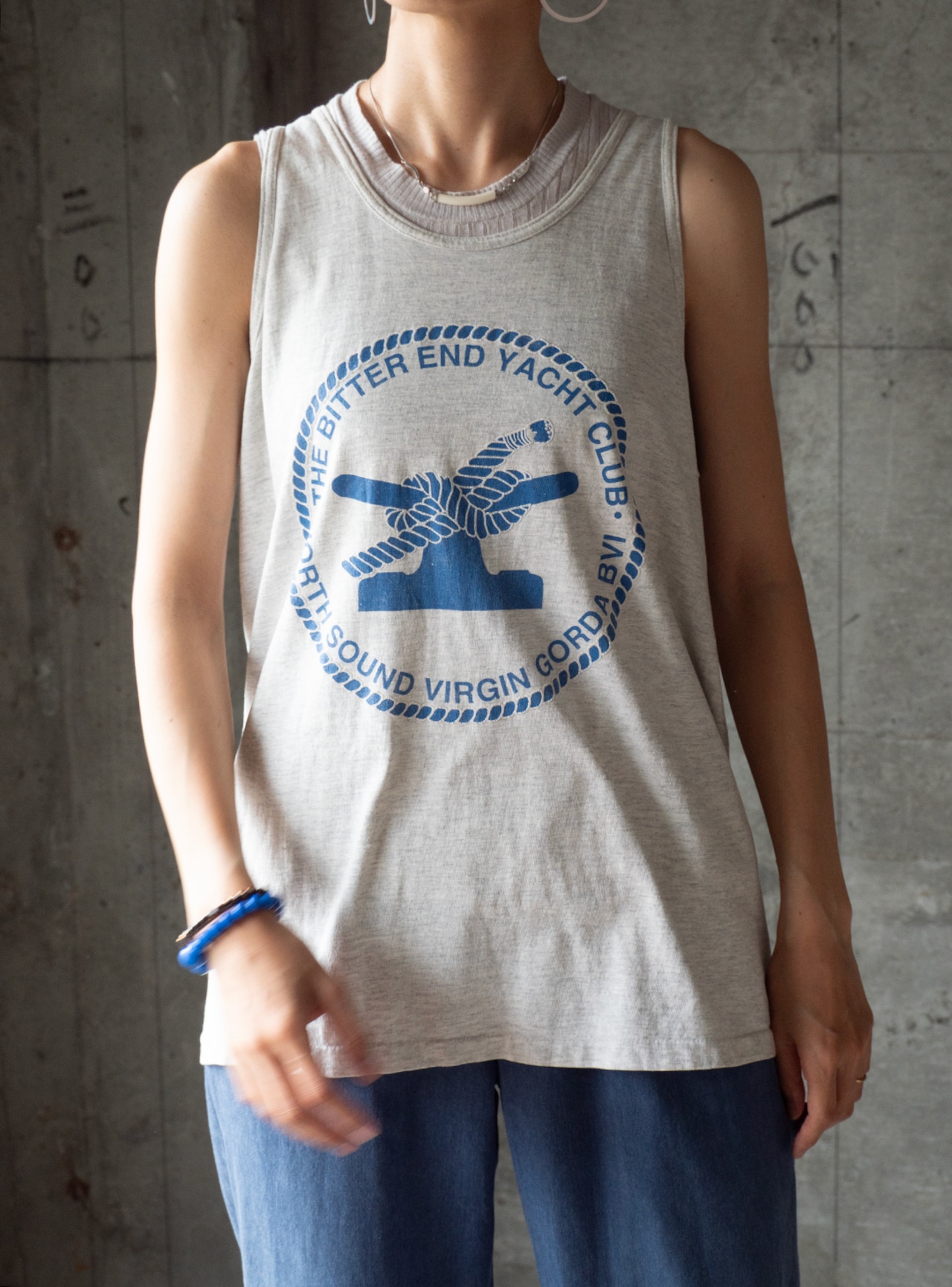 "THE BITTER END YACHT CLUB" 1990s Souviner tanktop