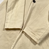 YARMO ヤーモ 切替 ワークコート ショップコート /アイボリー系/イングランド製