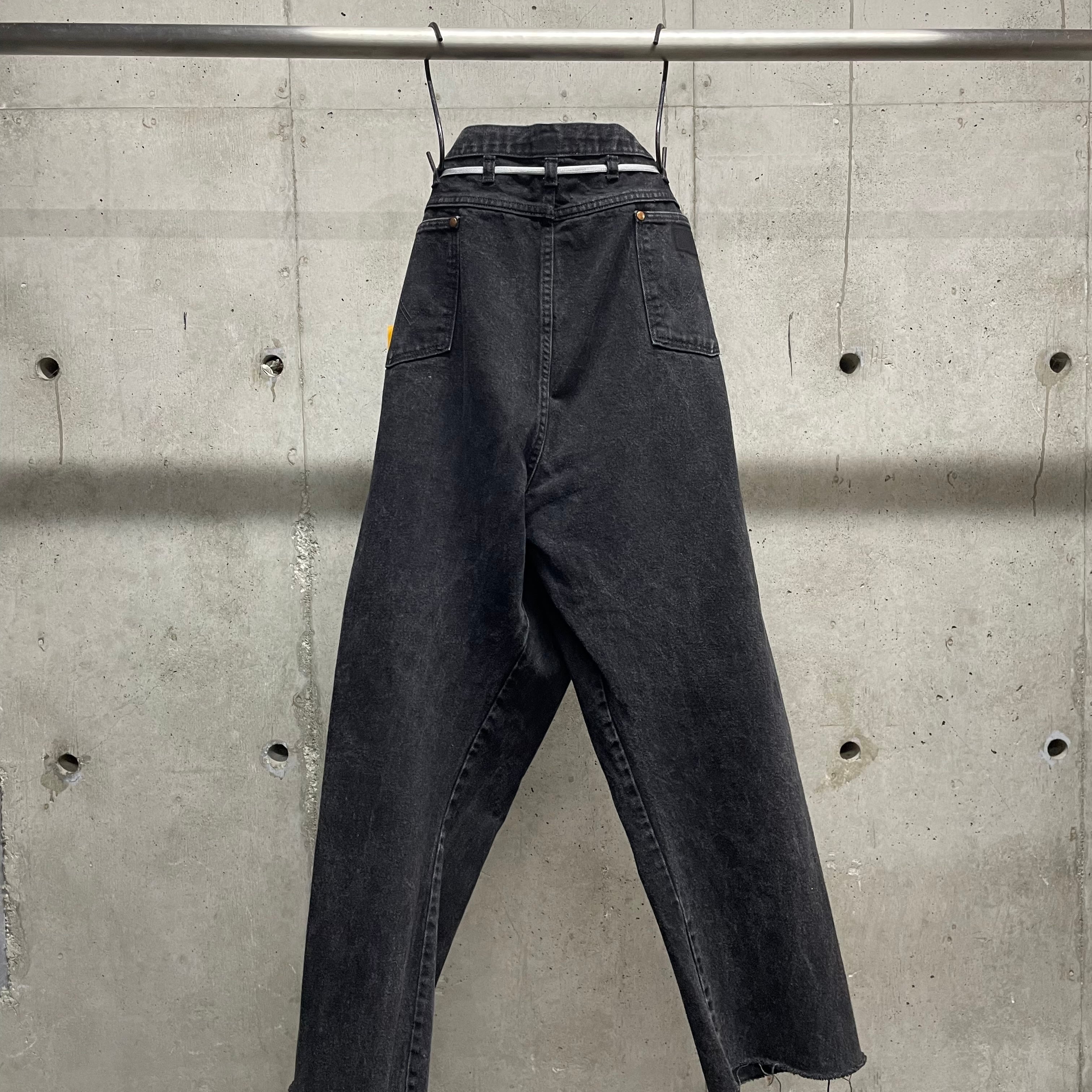 MAISON EUREKA】Ex.VINTAGE REWORK BIGGY PANTS_BLACK② | marfa store