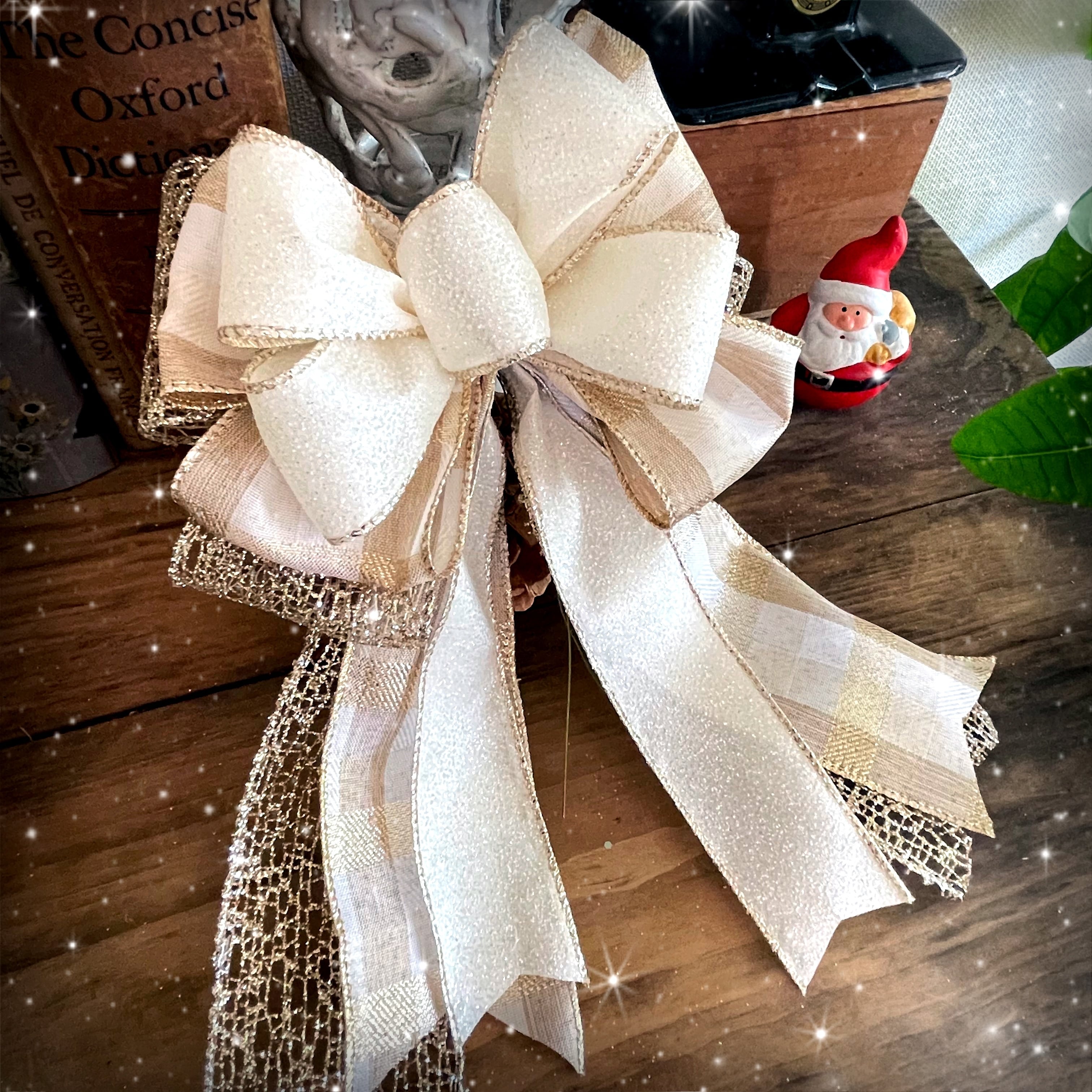 再販！クリスマス ツリートップ クリスマスリボン クリスマスツリー