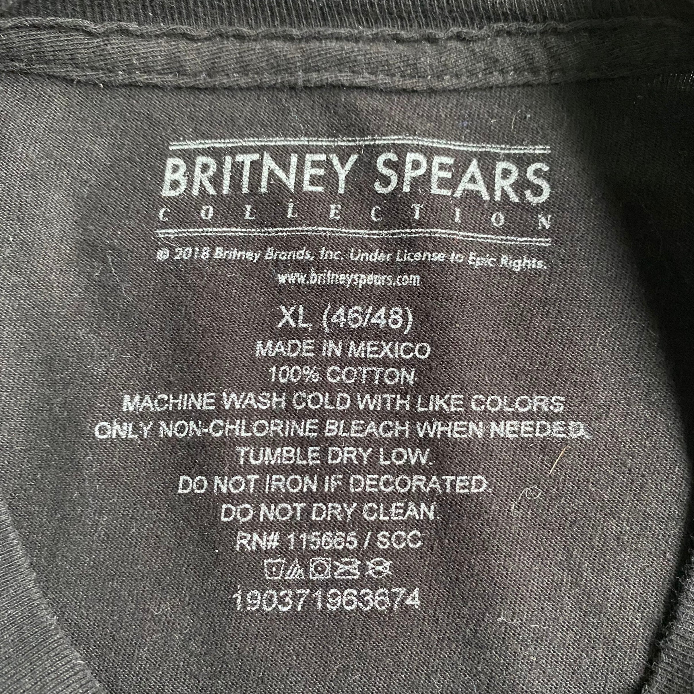 ビンテージ　ブリトニーTシャツ Lサイズ　ブラック Nine Inch Nails] Britney Spears -The Downward Spiral- T shirt