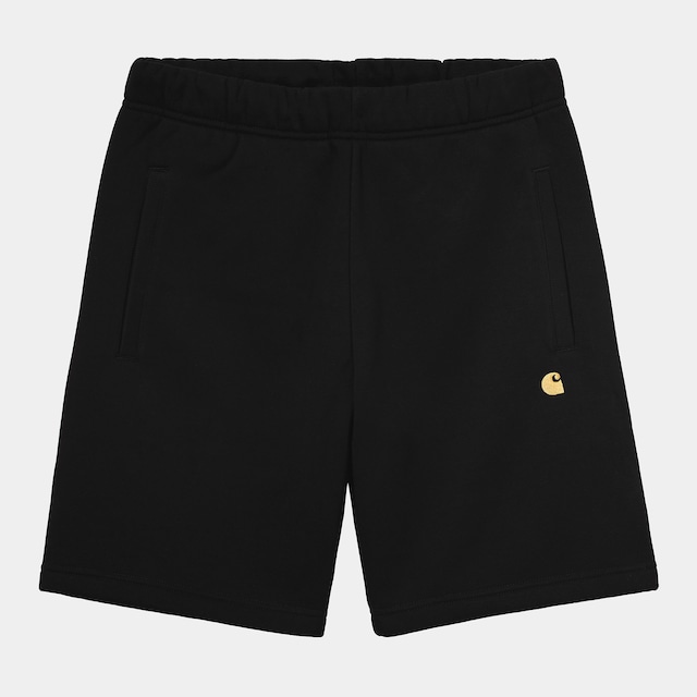 CARHARTT （カーハート）CHASE SWEAT SHORT - BLK/GLD