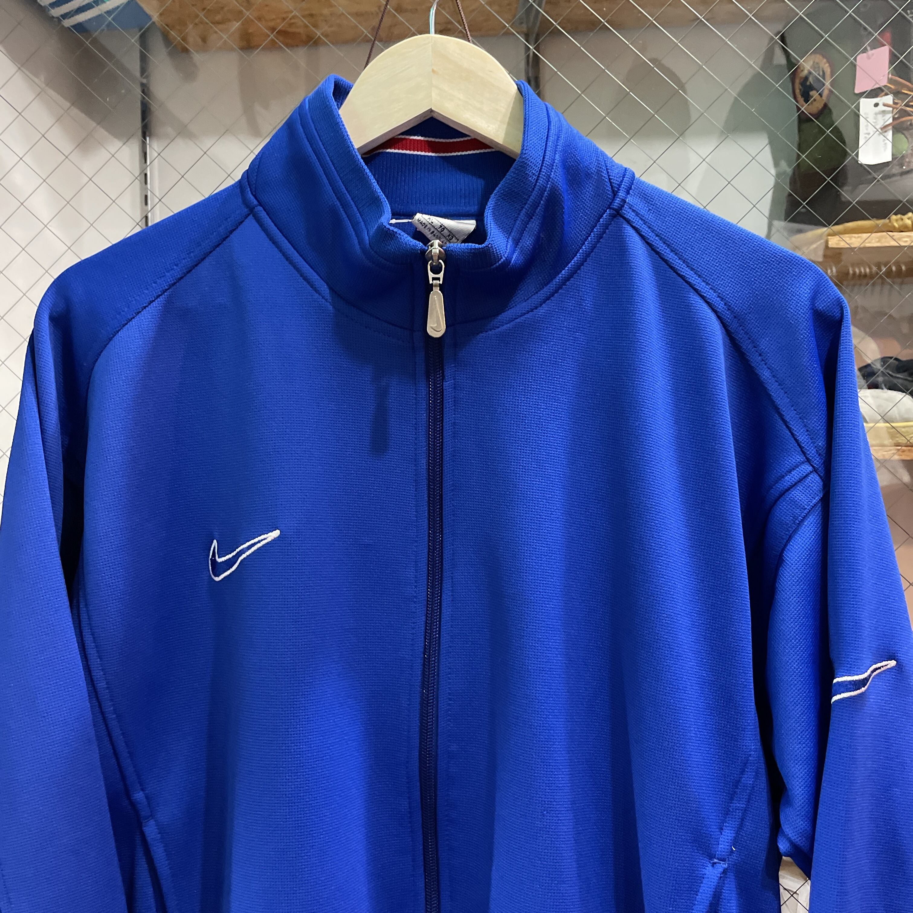 90s Nike ジャージ Xl やや小さめ ナイキ 青 銀タグ シルバータグ ヴィンテージ トラックジャケット 古着屋youth Vintage