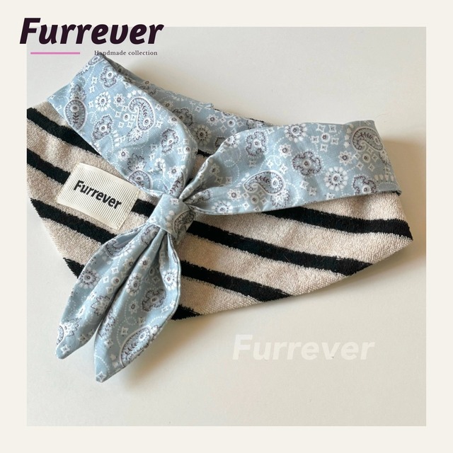 Paisley Border from Furrever エプロン バンダナ