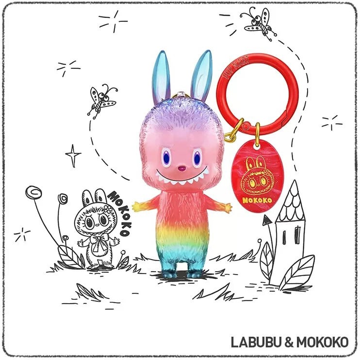 【10周年記念・正規品】POPMART THE MONSTERS ラブブ キーホルダー/バッグチャーム LABUBU ブラインドボックス|正規品 かわいい コレクション