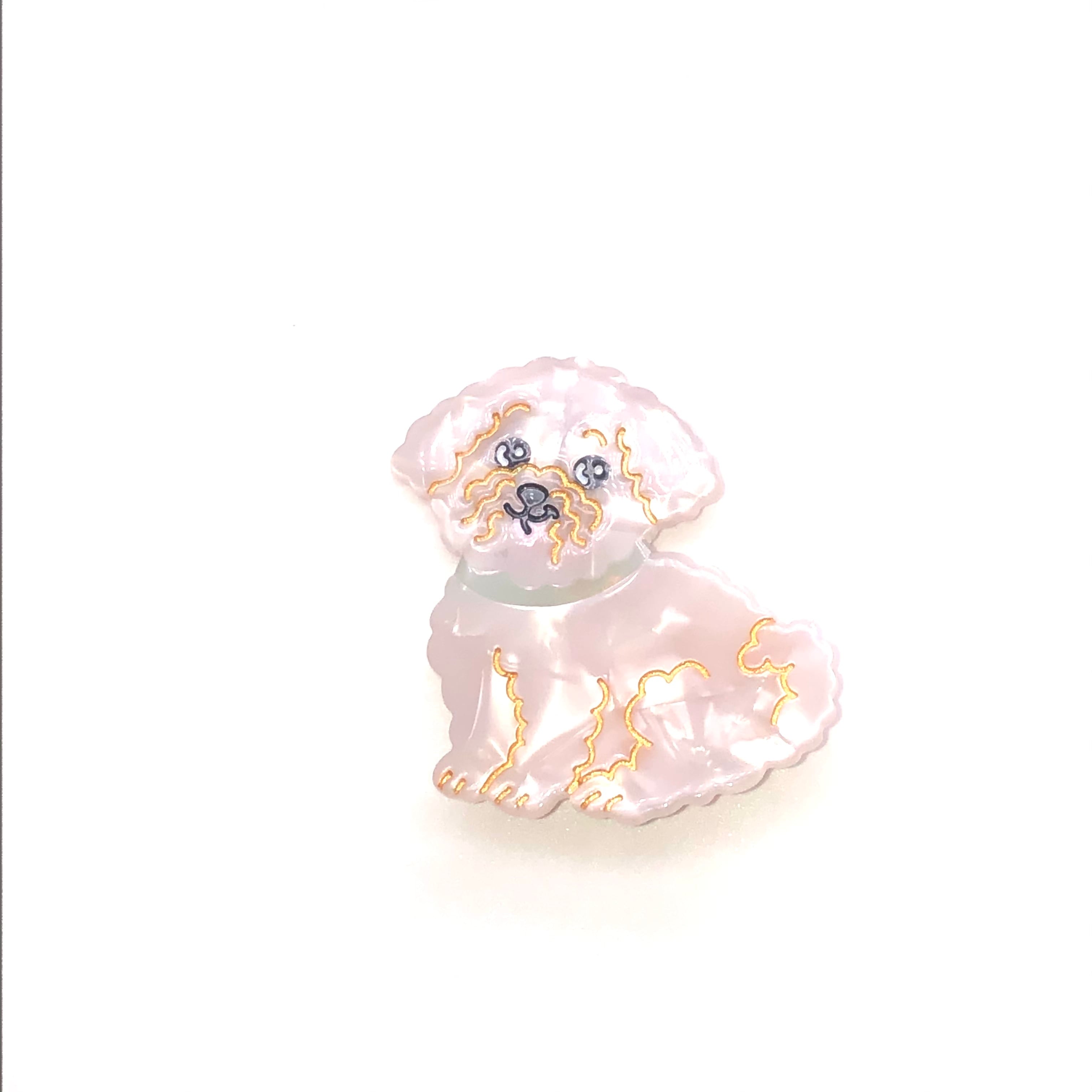 Coucou Suzette Hair Clip【ビションフリーゼ】 | ペタロデパート