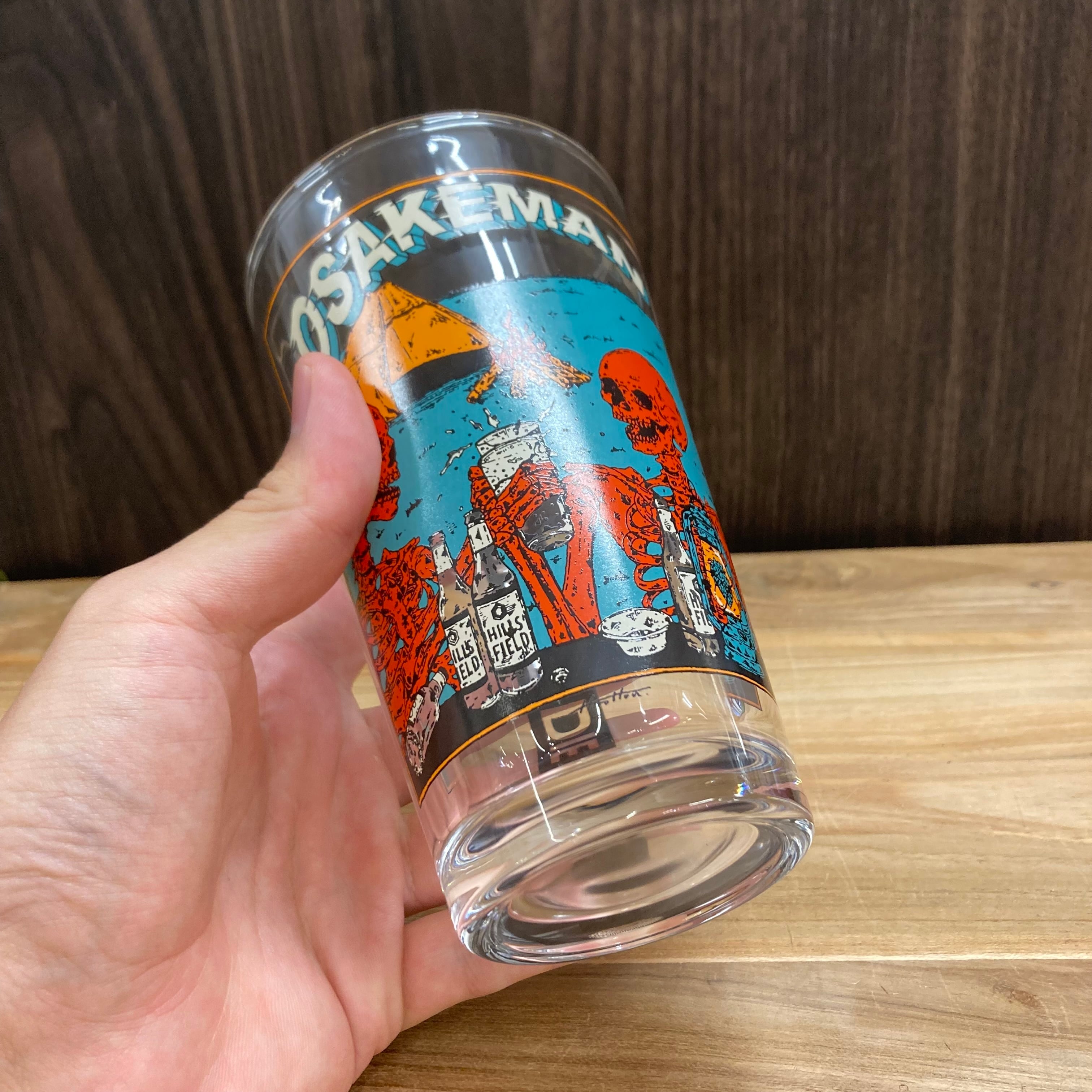 HILLS FIELD / オリジナルパイントグラス -OSAKEMAN- 480ml HILLS FIELD / オリジナルパイントグラス -OSAKEMAN- 480ml