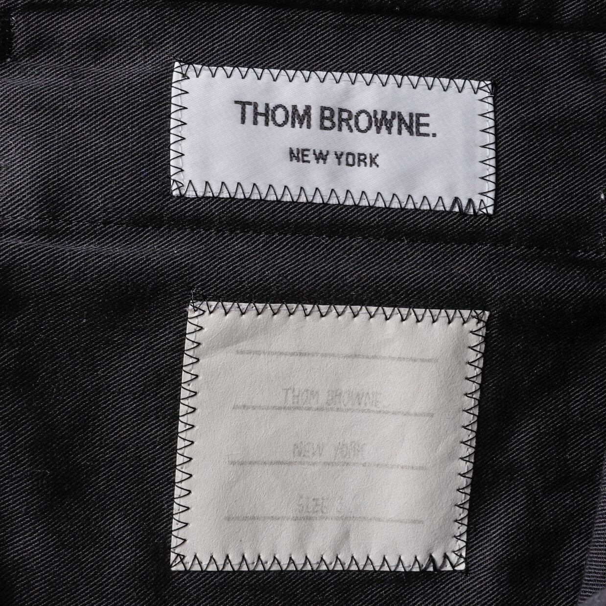 定価18万】THOM BROWNE special flannel wool slacks pants made in